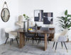 Picture of White & Gray Sherpa Side Chair
