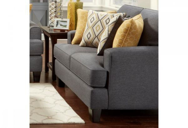 Picture of MAXWELL GRAY DIJON LOVESEAT