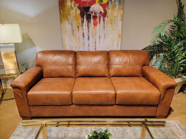 Olimpia Leather Sofa  Hurwitz Mintz Furniture