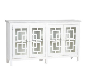Picture of 4 Door White Sideboard