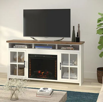 Picture of HAMPTON 74" FIREPLACE CONSOLE