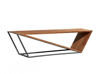 Picture of Triangular Wood 68" Cocktail Bench