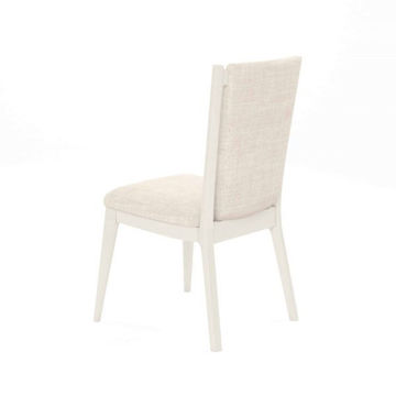Picture of Blanc Upholstered and Wood Side Chair