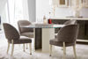 Picture of Blanc Round Glasstop Dining Table