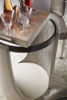 Picture of Blanc Round Glasstop Dining Table