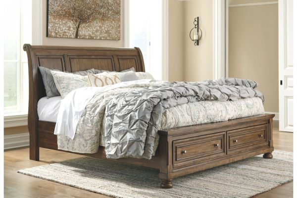 Picture of FLYNNTER KING SLEIGH STORAGE BED