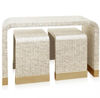 Picture of Ivory Mother of Pearl Waterfall Table Set