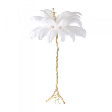 Picture of WHITE FEATHER FLOOR LAMP