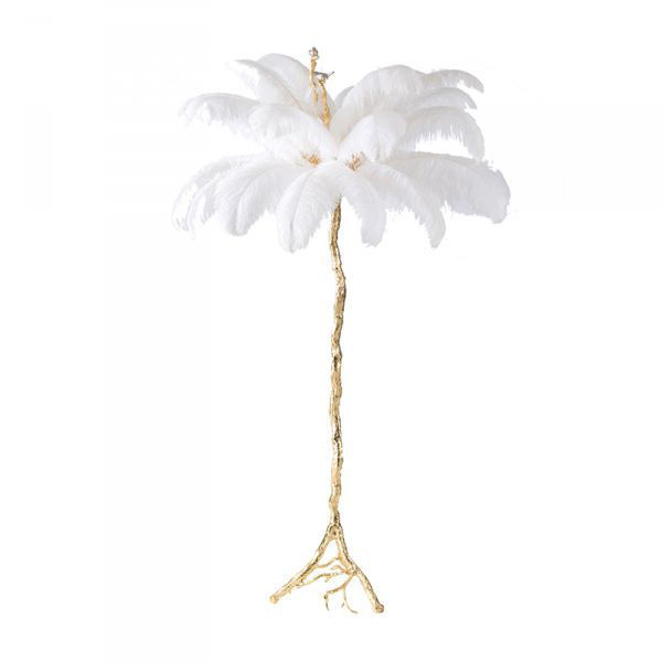 Picture of WHITE FEATHER FLOOR LAMP