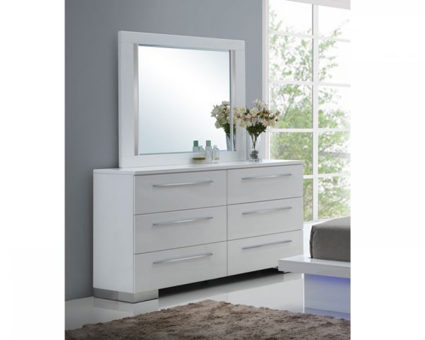 Picture of SAPPHIRE WHITE SIX DRAWER DRESSER