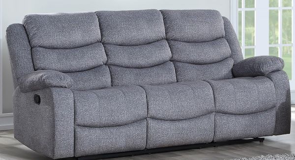 Picture of GRANADA GRAY DUAL RECLINING SOFA