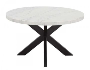 Picture of XENA ROUND MARBLE TOP DINING TABLE