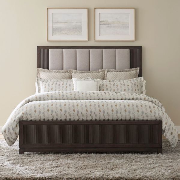 Picture of Modern Edge Upholstered Queen Bed
