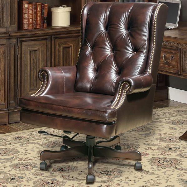 Picture of HAVANA LEATHER DESK CHAIR