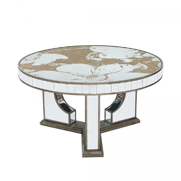Picture of FLORAL MIRROR COFFEE TABLE
