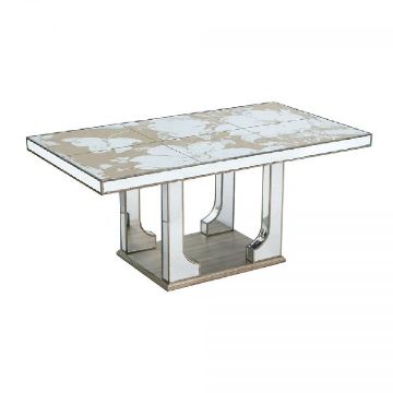 Picture of FLORAL MIRROR DINING TABLE