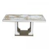 Picture of FLORAL MIRROR DINING TABLE