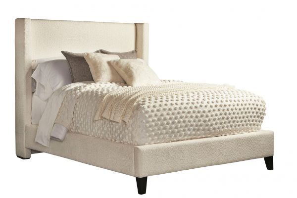 Picture of IVORY ANGEL UPHOLSTERED KING BED