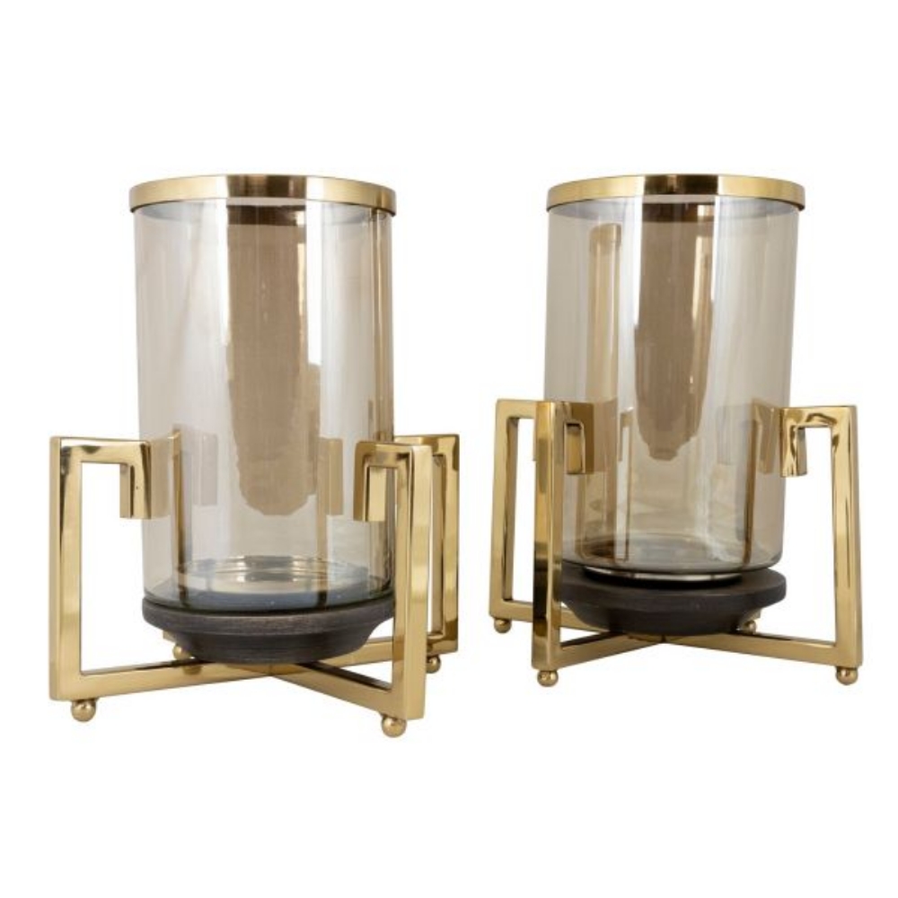 Picture of SET OF TWO HURRICANE LANTERN