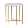 Picture of GOLD ROUND ACCENT TABLE