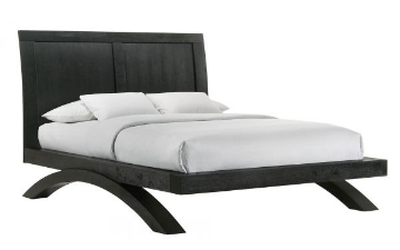 Picture of ALLAN QUEEN BLACK PLATFORM BED