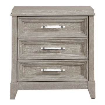 Picture of BELMAR TAUPE THREE DRAWER NIGHTSTAND