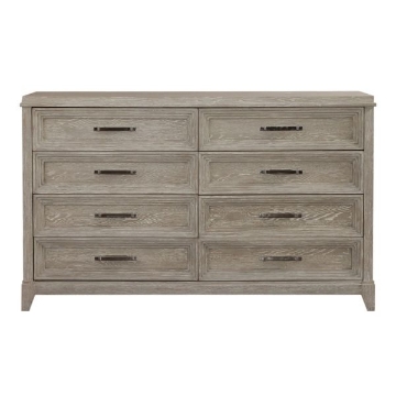 Picture of BELMAR TAUPE EIGHT DRAWER DRESSER