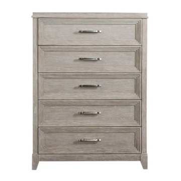 Picture of BELMAR TAUPE FIVE DRAWER CHEST