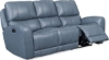 Picture of BEL AIR BLUE LEATHER POWER RECLINING SOFA
