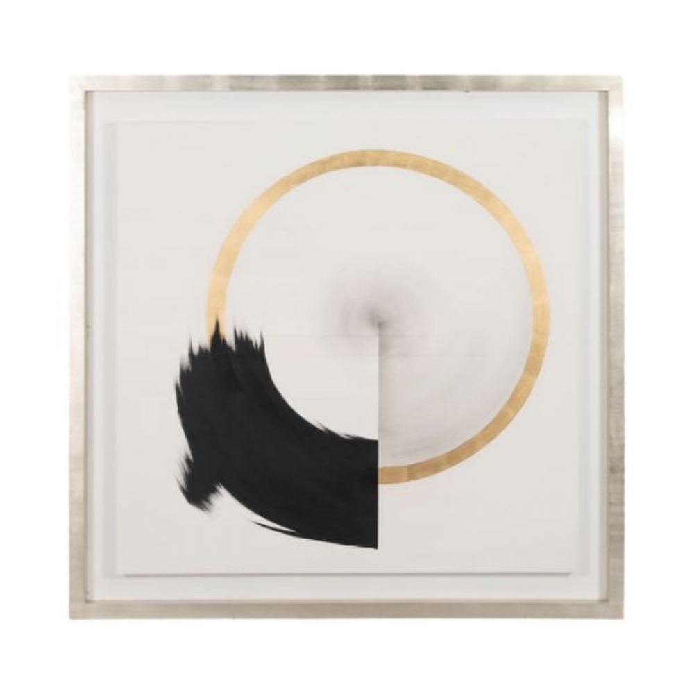 Picture of FAN CIRCLE GOLD ART PRINT