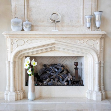 Picture of SILVER GLASS VASE WITH ACRYLIC BASE