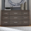 Picture of CASCADE FALLS NINE DRAWER DRESSER