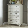Picture of ALLYSON PARK WHITE FIVE DRAWER CHEST
