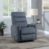 Picture of TAKAMI BLUE SWIVEL RECLINER
