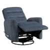 Picture of TAKAMI BLUE SWIVEL RECLINER