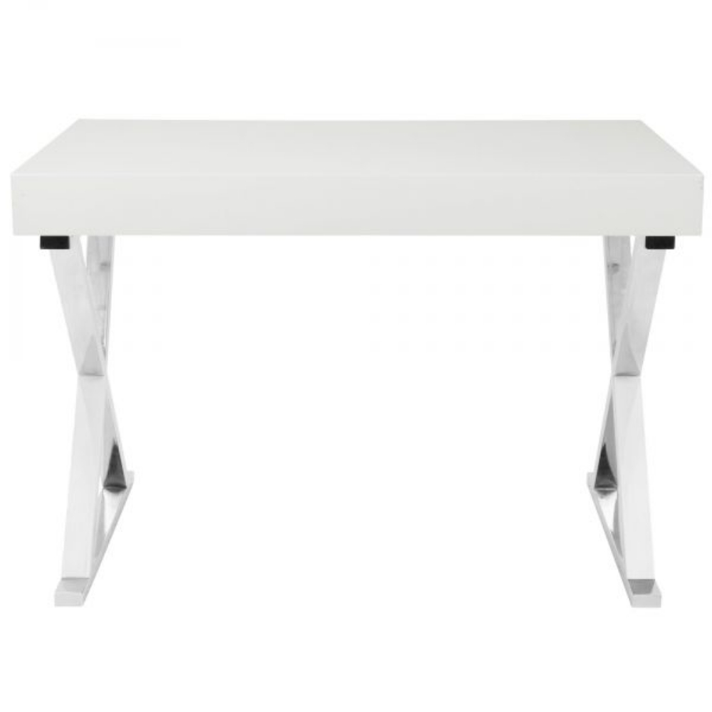 Picture of GLOSSY WHITE WRITING DESK