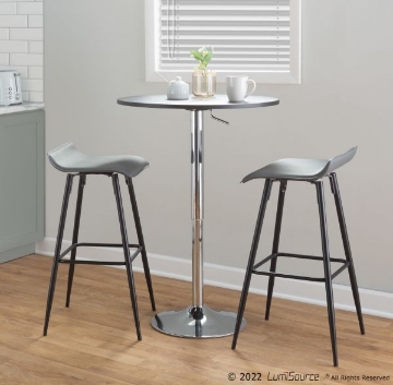 Picture of ELIA ADJUSTABLE BLACK BAR TABLE