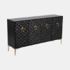 Picture of RYECLIFF BLACK & GOLD FOUR DOOR CONSOLE