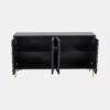 Picture of RYECLIFF BLACK & GOLD FOUR DOOR CONSOLE