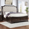 Picture of LYNDHURST WALNUT KING SLEIGH BED