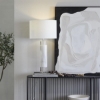 Picture of SLENDER WHITE MARBLE TABLE LAMP