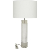 Picture of SLENDER WHITE MARBLE TABLE LAMP