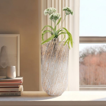 Picture of MULTI-STRIPED GLASS VASE