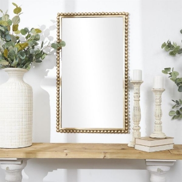 Picture of GOLD BEADED WALL MIRROR