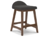 Picture of CASUAL CHARCOAL UPHOLSTERED BARSTOOL