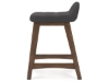Picture of CASUAL CHARCOAL UPHOLSTERED BARSTOOL