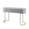 Picture of GRAY UPHOLSTERED CONSOLE TABLE