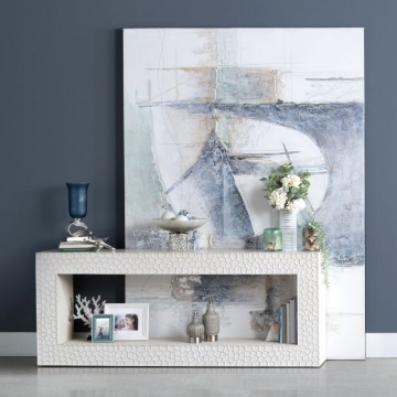 Picture of MALIBU WHITE CONSOLE TABLE