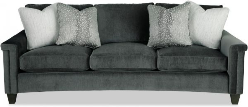 Picture of HELENA TRANSITIONAL BLACK SOFA