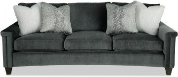 Picture of HELENA TRANSITIONAL BLACK SOFA
